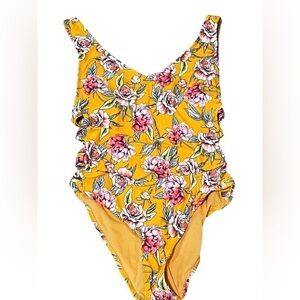 Xhilaration Bathing Suit with side kris-cross cut outs